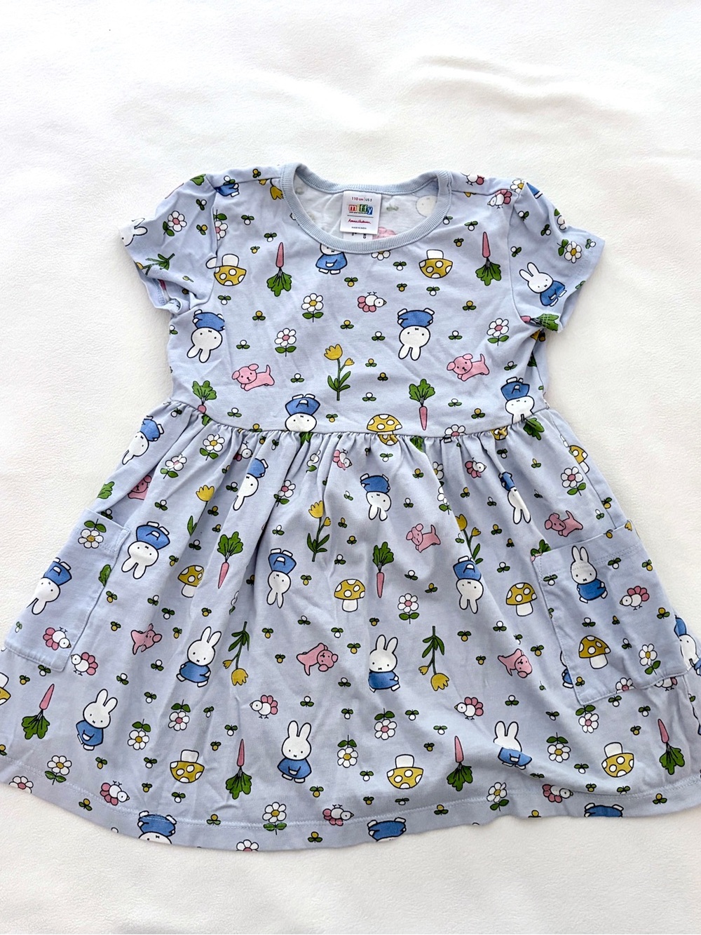 Miffy x Hanna Andersson Playground Dress With Pockets, Size 5